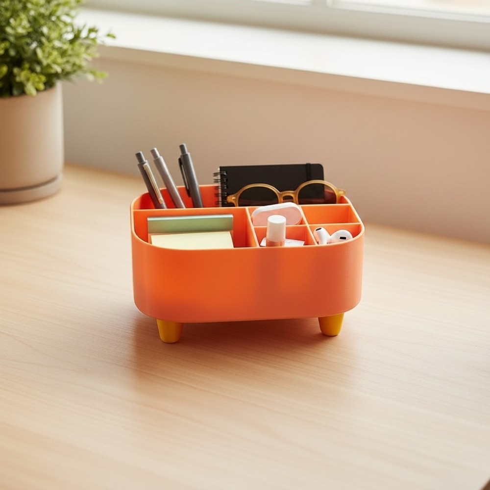 Ayaklı Sevimli Mini Organizer görsel 4