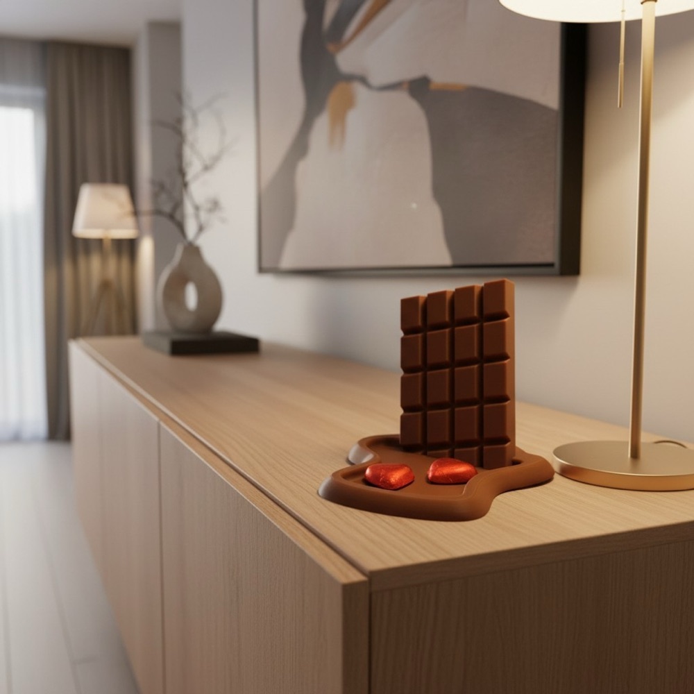 "Melting Chocolate" Giriş Anahtarlık Tepsisi görsel 2