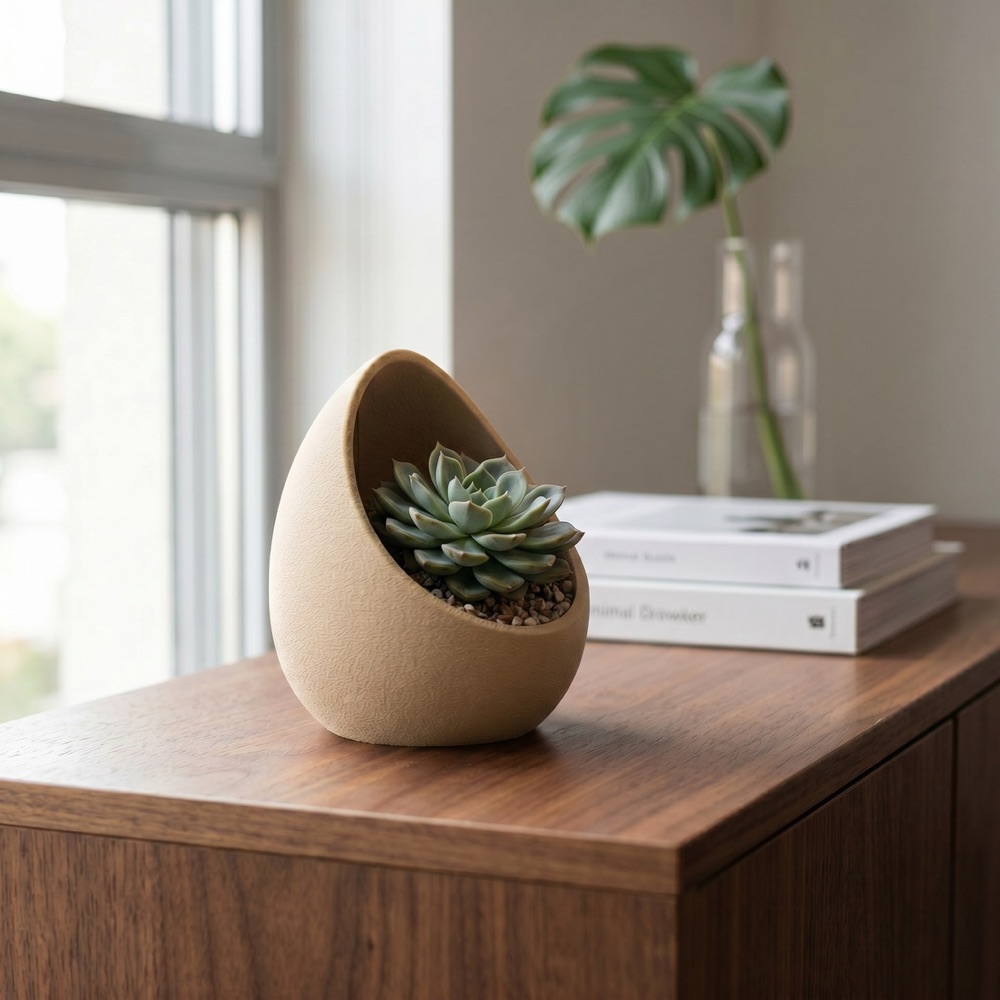 "Nest" Sukulent Saksısı görsel 4