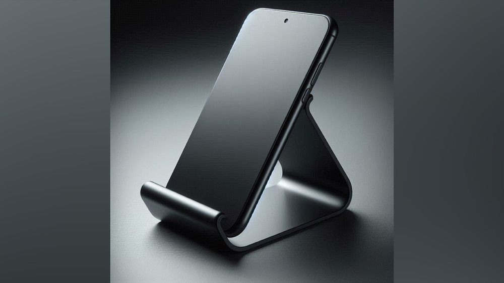 Kavisli Tasarım Telefon Standı