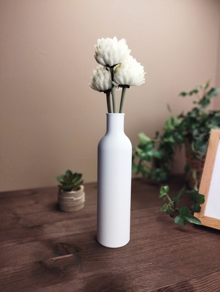 Tüp Formlu İnce Vazo "Bottle Neck" görsel 2