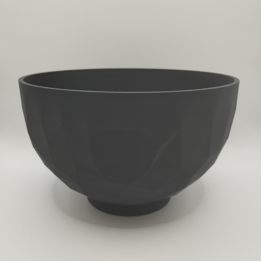 Ayaklı Büyük Low Poly Kase görsel 4