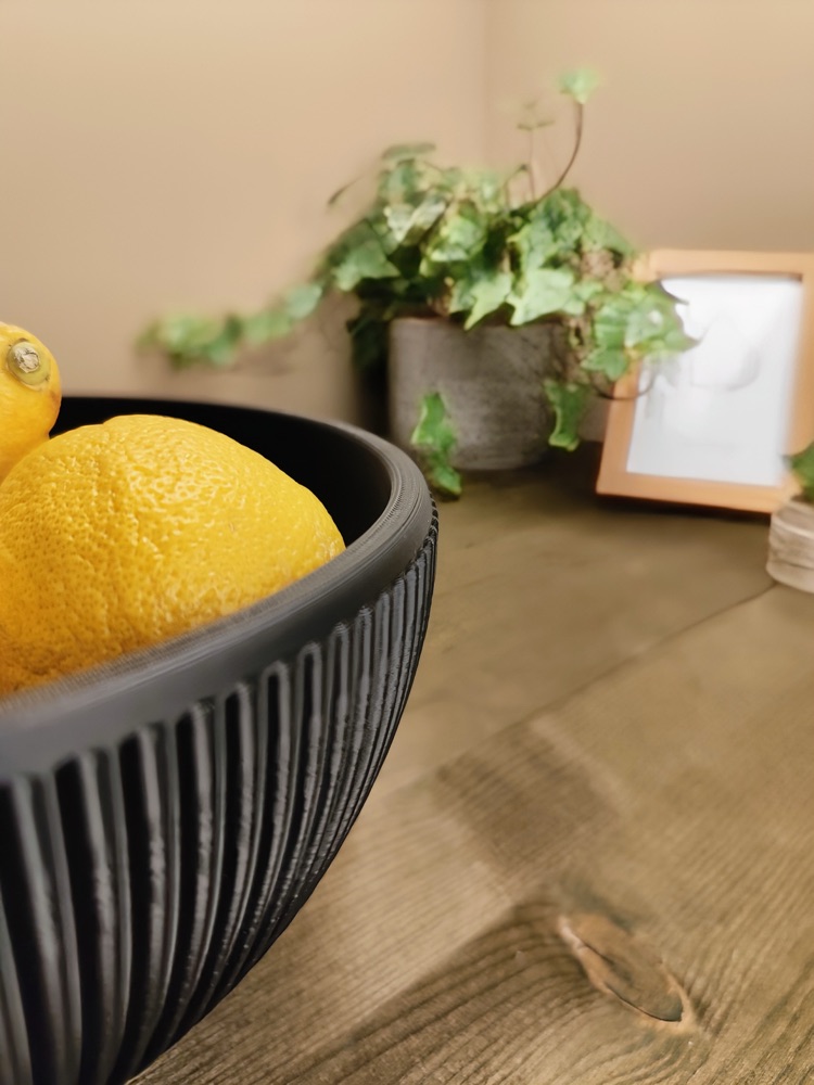 Yivli Tasarım Kase "Lemony Beauty" görsel 3