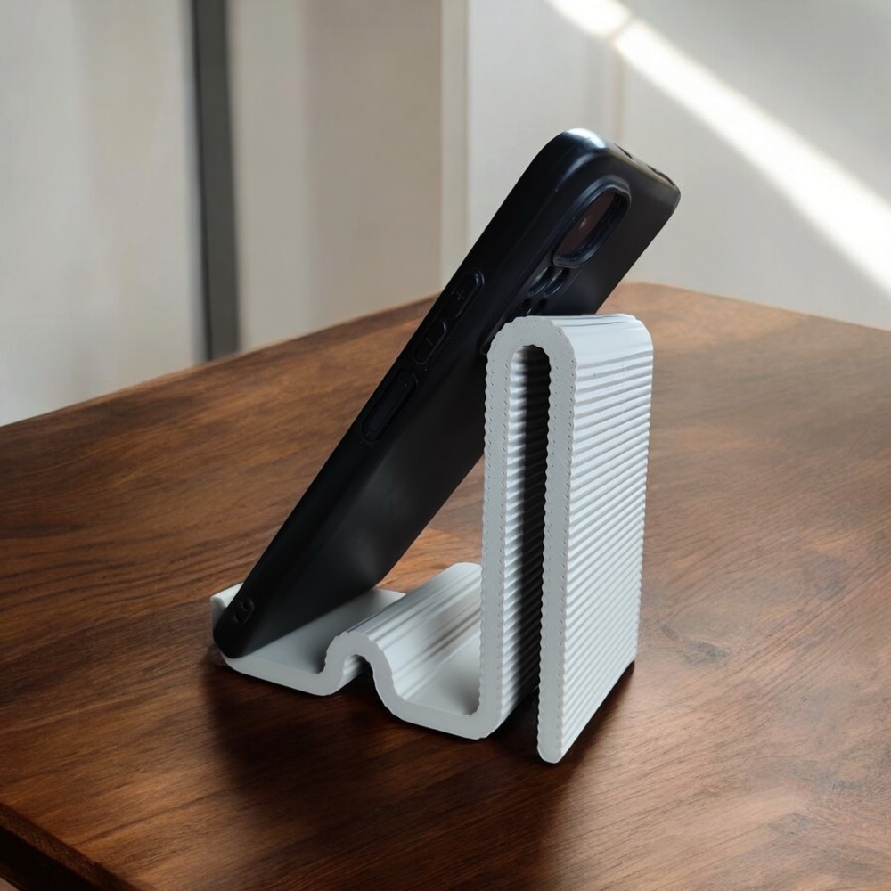 Yılan Formlu Telefon Standı görsel 2