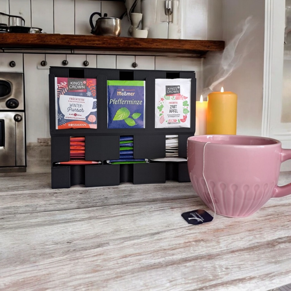 Modern Çay Organizeri / Dispenseri görsel 4