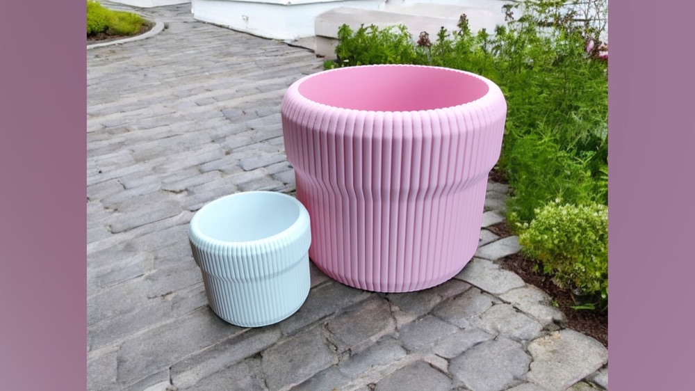 Yivli Saksı "Venlo" görsel 1