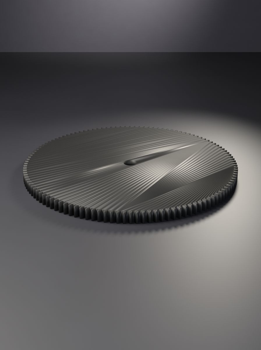 Düz Dişli (120 Diş, Modül 1, 8 mm Mil Deliği, 6 mm Kalınlık)
