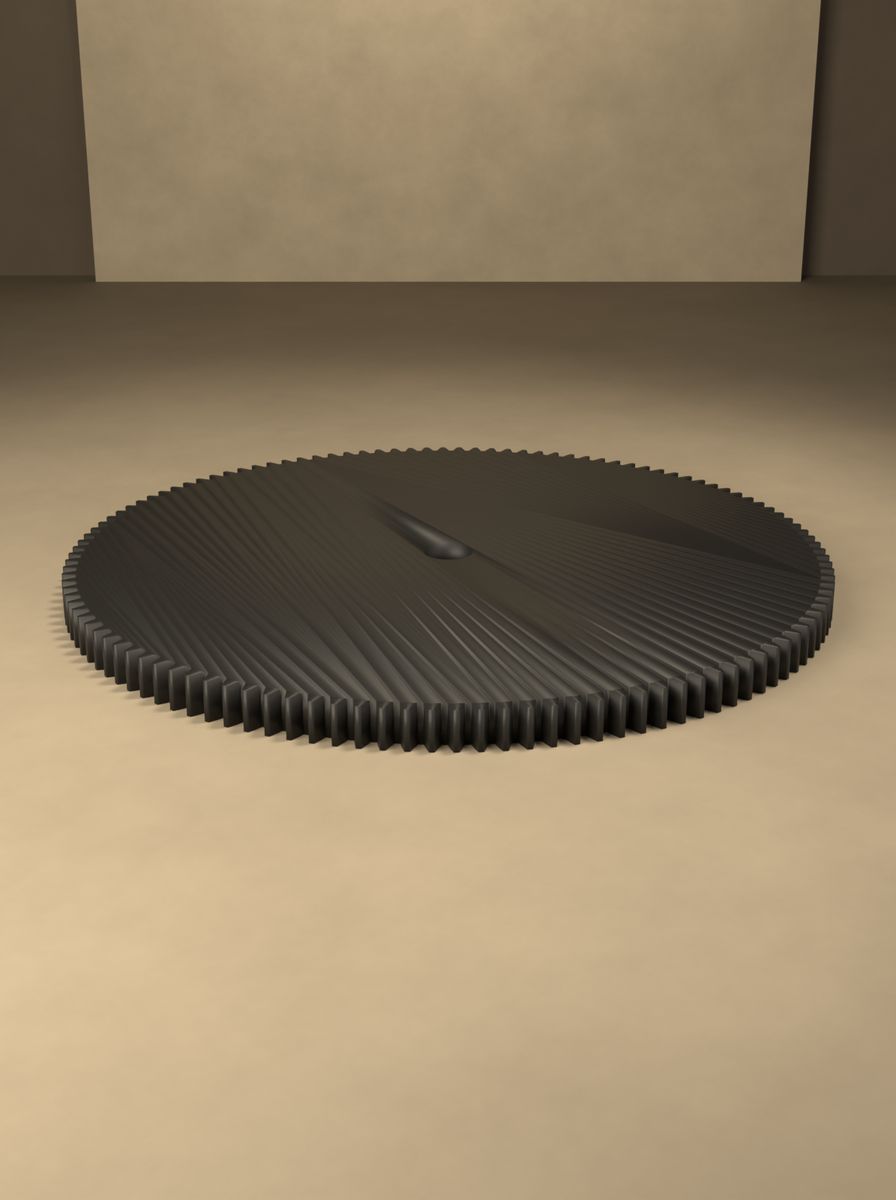 Düz Dişli (120 Diş, Modül 1, 8 mm Mil Deliği, 6 mm Kalınlık) görsel 4