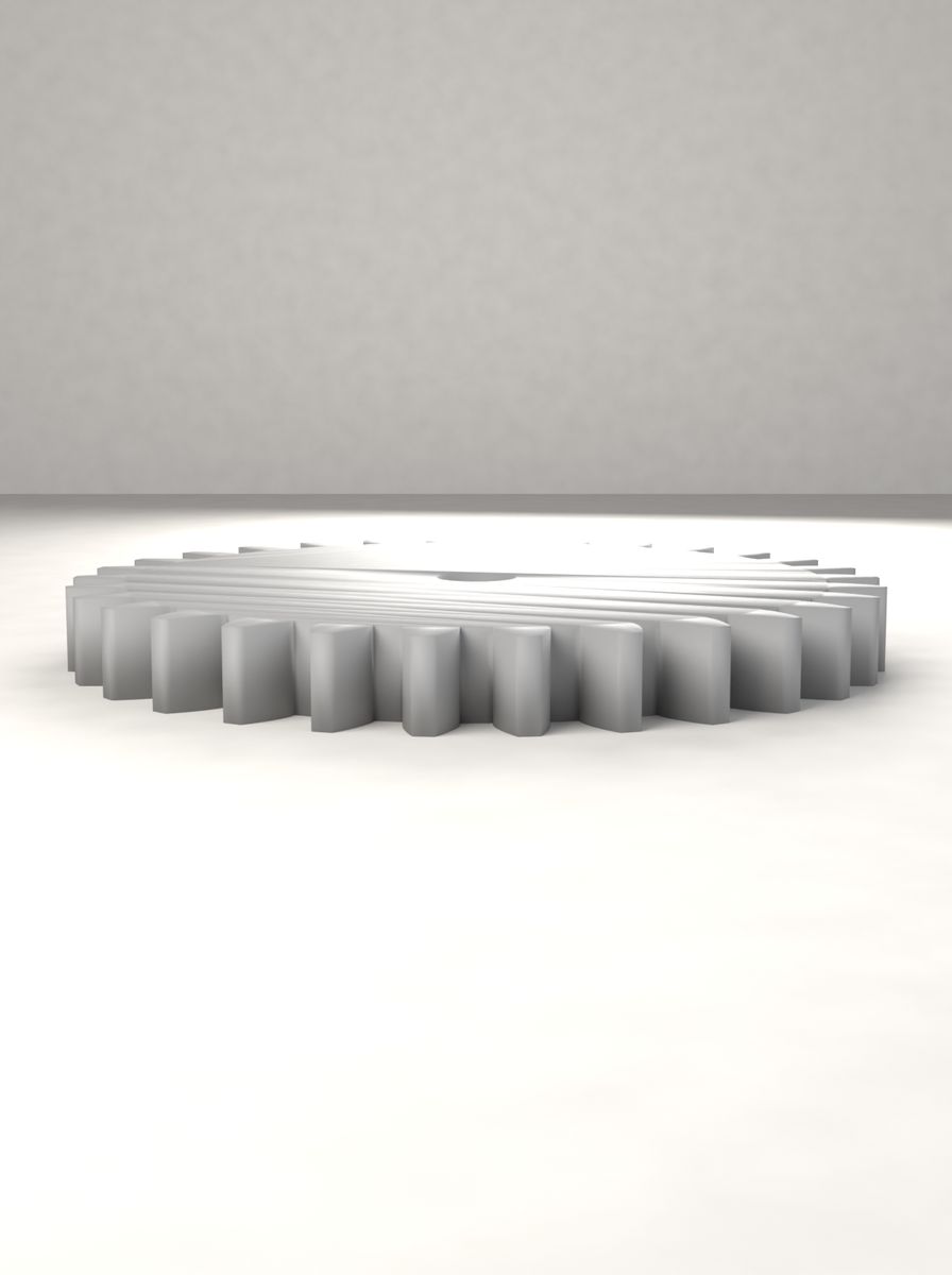 Düz Dişli (30 Diş, Modül 2,5, 8 mm Mil Deliği, 8 mm Kalınlık) görsel 2