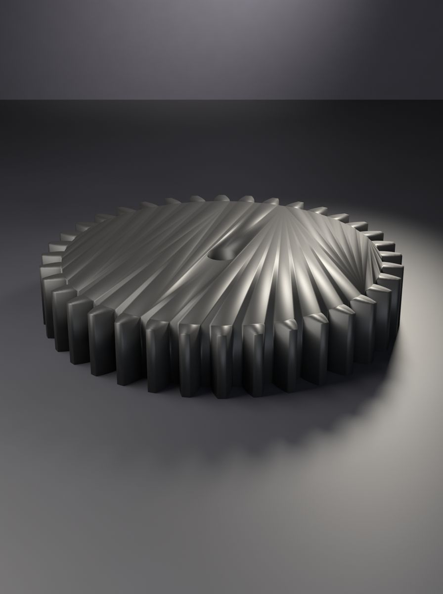 Düz Dişli (36 Diş, Modül 2,5, 8 mm Mil Deliği, 16 mm Kalınlık)
