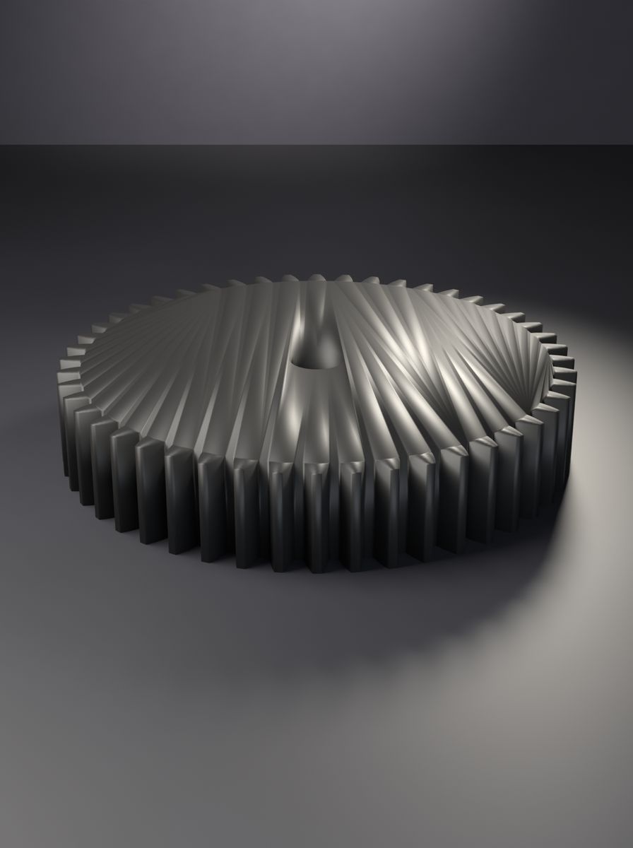 Düz Dişli (48 Diş, Modül 1,5, 8 mm Mil Deliği, 14 mm Kalınlık)