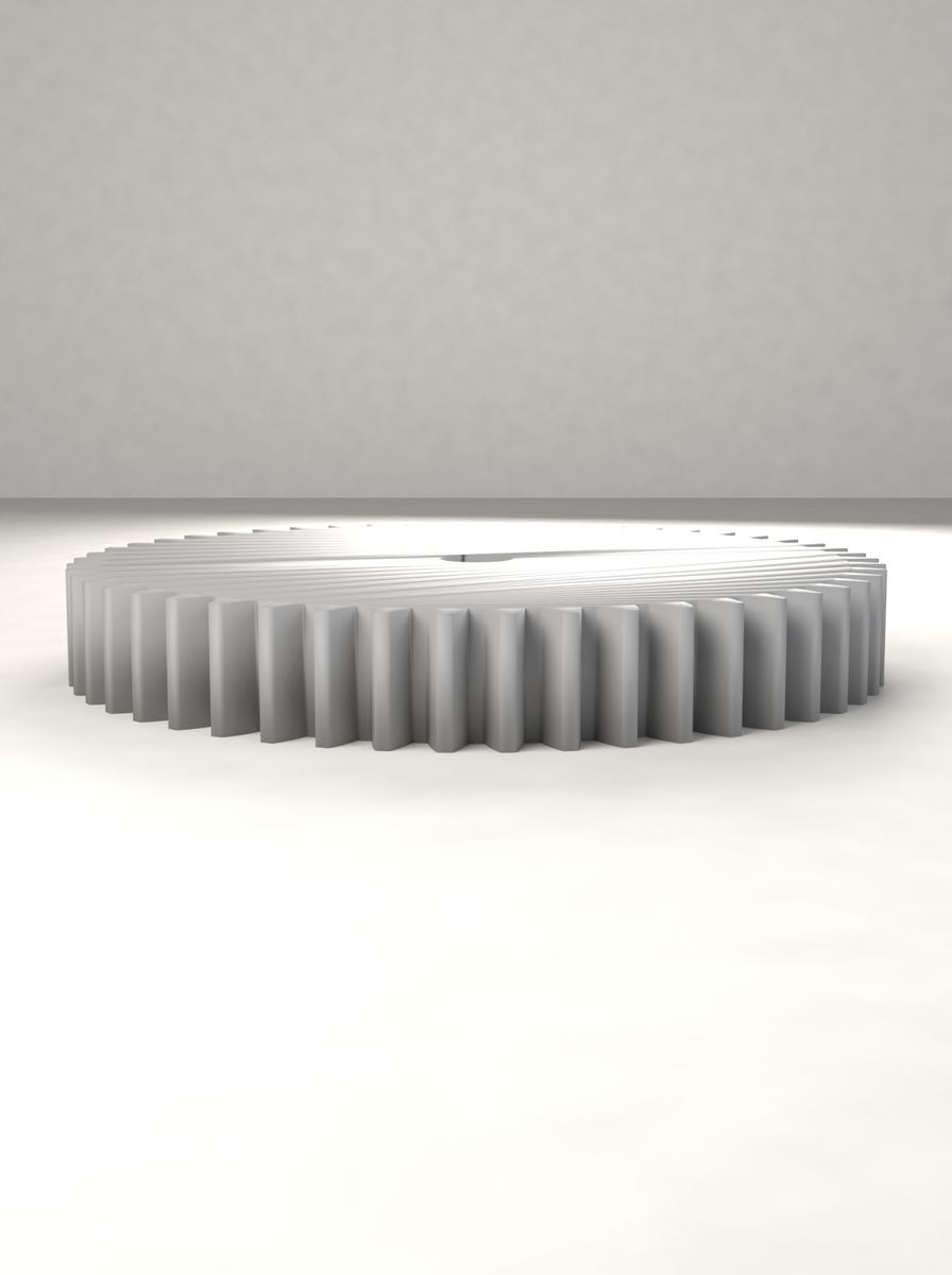 Düz Dişli (50 Diş, Modül 2,5, 12 mm Mil Deliği, 18 mm Kalınlık) görsel 2