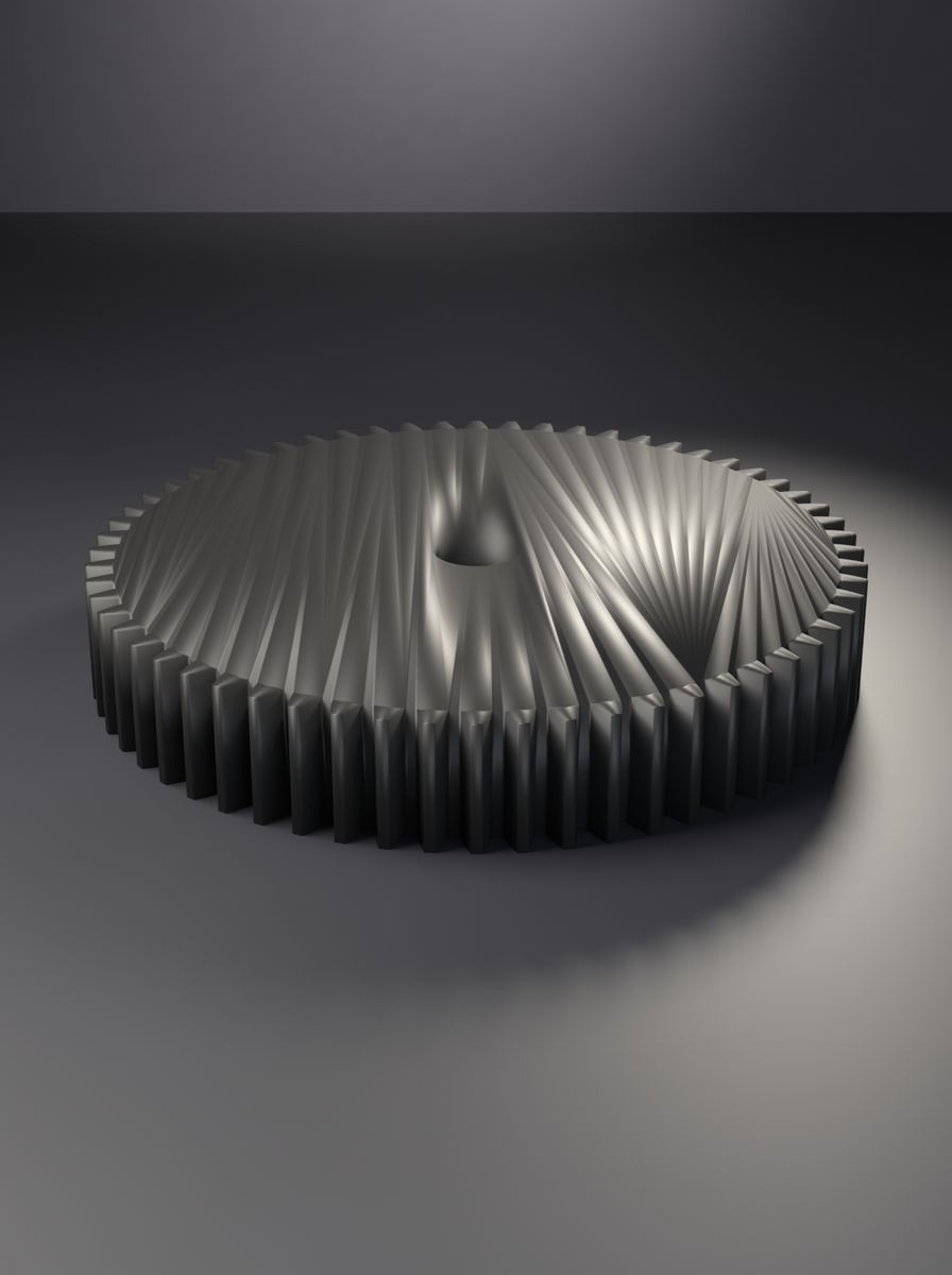 Düz Dişli (60 Diş, Modül 2, 14 mm Mil Deliği, 20 mm Kalınlık)