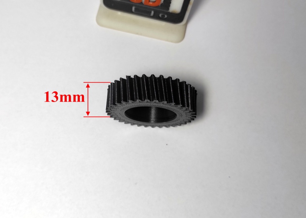 Elektrikli Bisiklet (E-bike) Motor Dişlisi 34 Diş 45.5mm T34 D45.5 629 Rulman görsel 3