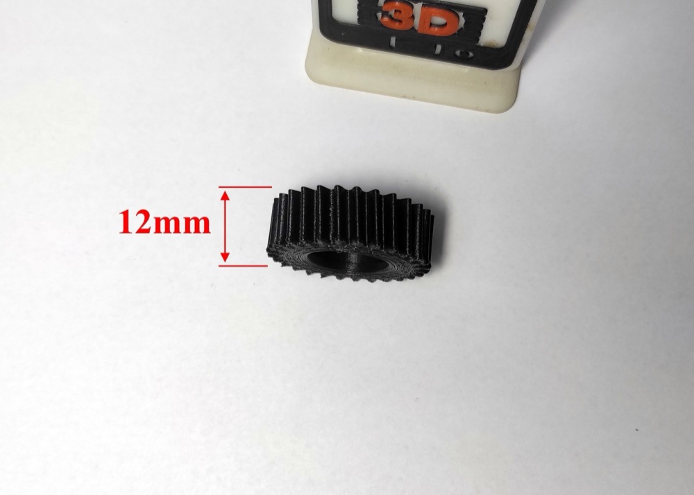Elektrikli Bisiklet (E-Bike) Motor Dişlisi - 28 Diş 37 mm (T28 D37, 608 Rulman) görsel 3