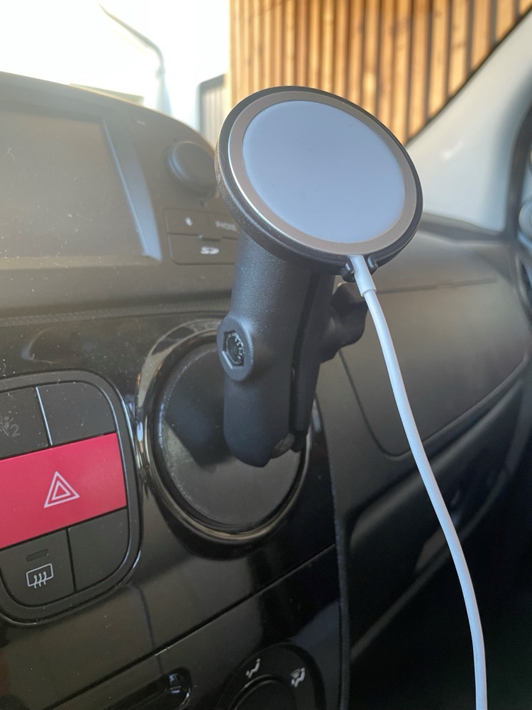 Fiat Fiorino / Qubo Havalandırma Izgarası RAM Mount Telefon Tutucu Aparatı görsel 3