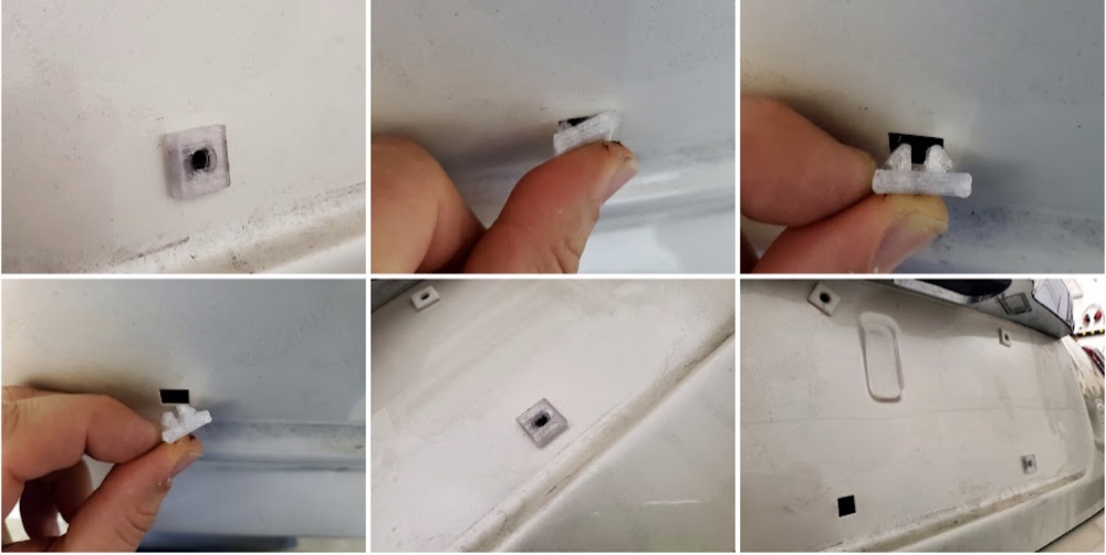 Fiat, Subaru ve Toyota Uyumlu M5 Plaka Vida Yuvası (9.5 mm)