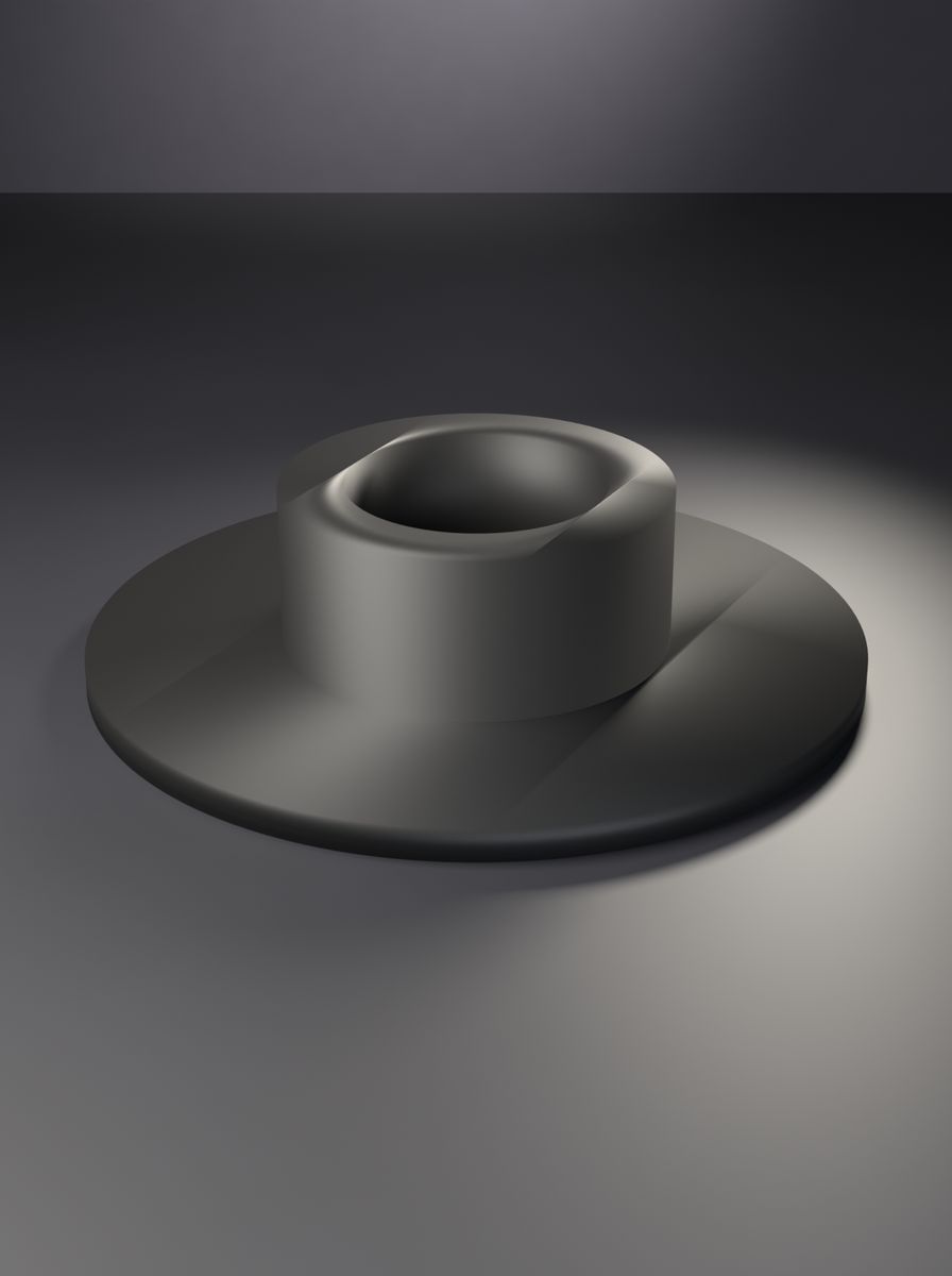 Flanşlı Büyük Burç (60 mm Dış, 40 mm İç Çap, 30 mm Boy)