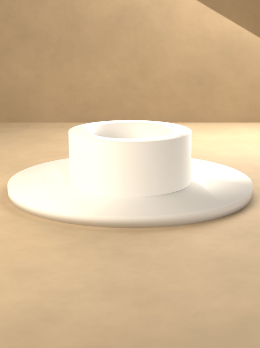 Flanşlı Büyük Burç (60 mm Dış, 40 mm İç Çap, 30 mm Boy) görsel 3