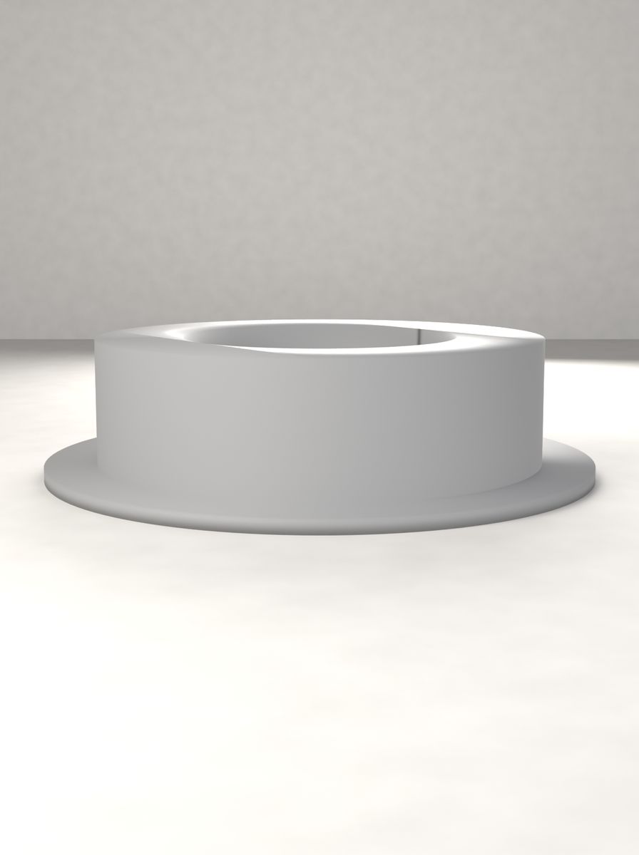 Flanşlı Burç (65 mm Dış, 40 mm İç Çap, 20 mm Boy, 80 mm Flanş) görsel 2