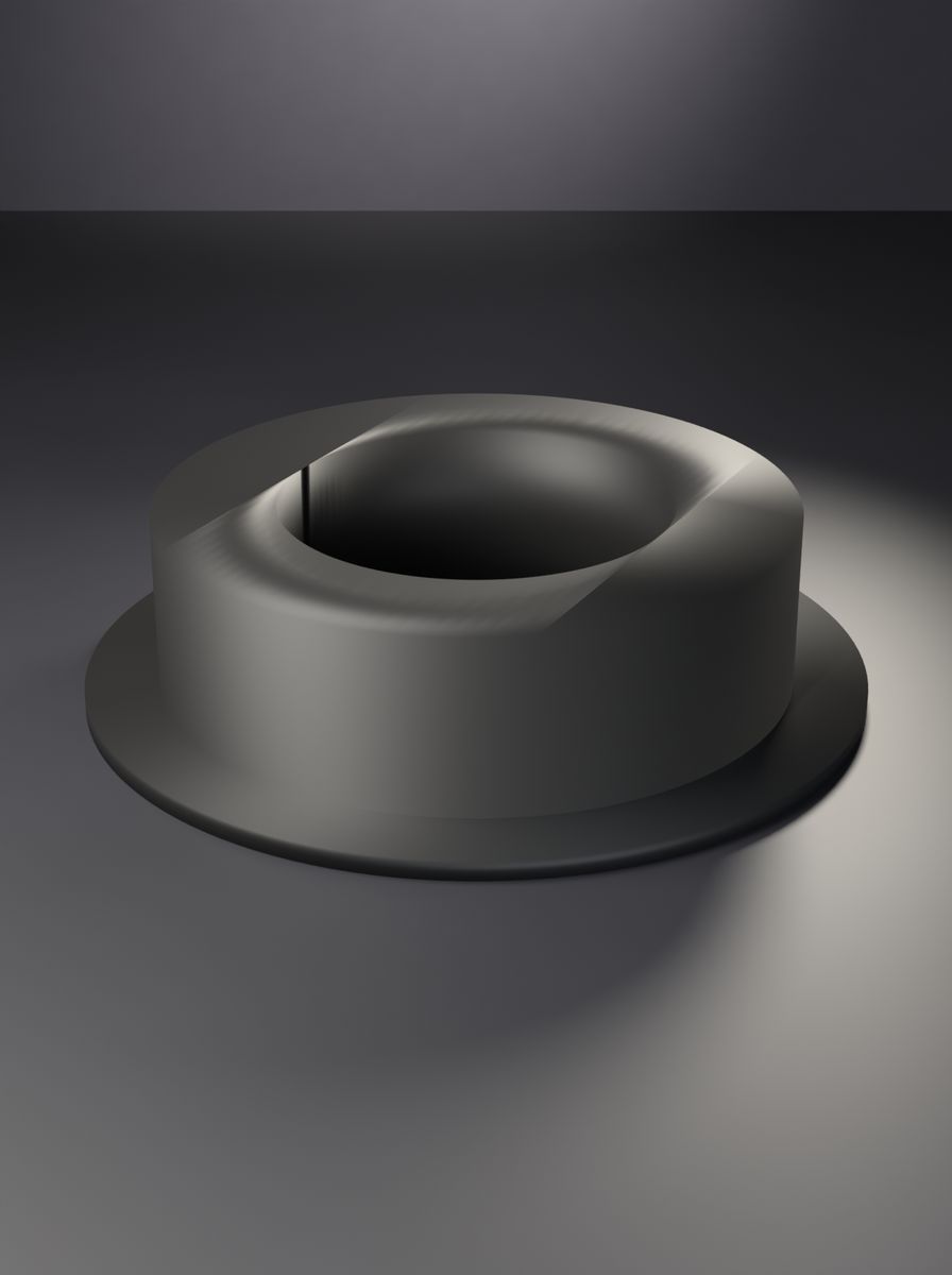 Flanşlı Burç (65 mm Dış, 40 mm İç Çap, 20 mm Boy, 80 mm Flanş)
