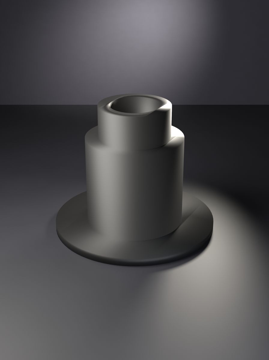 Flanşlı Kademeli Adaptör (30 mm Dış, 22 mm Kademe, 15 mm İç Çap, 50 mm Flanş)