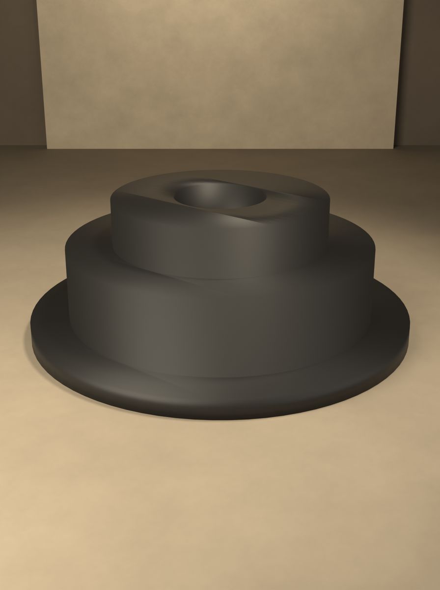 Flanşlı Kademeli Adaptör (40 mm Dış, 28 mm Kademe, 12 mm İç Çap, 50 mm Flanş) görsel 4