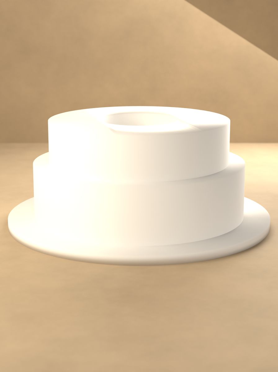 Flanşlı Kademeli Adaptör (60 mm Dış, 51 mm Kademe, 15 / 22 mm İç Çap, 75 mm Flanş) görsel 3