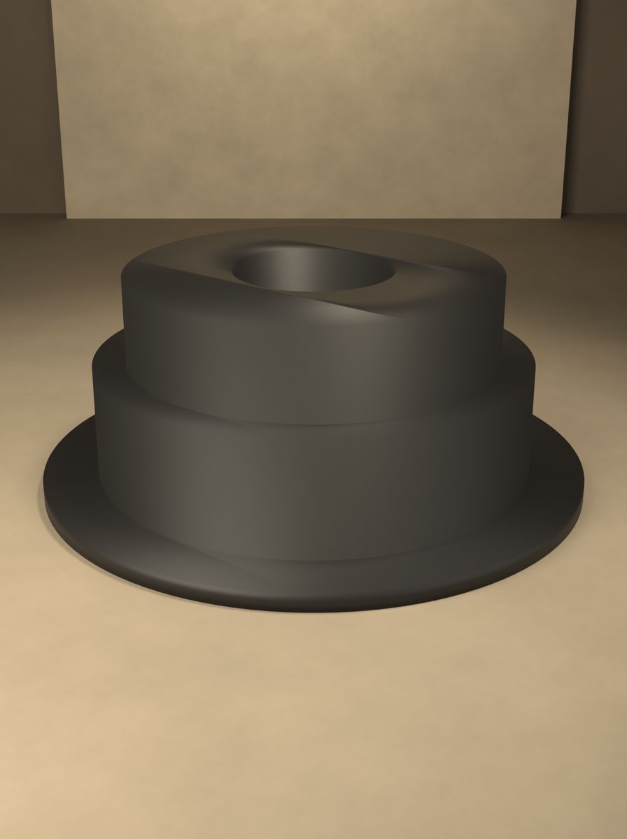 Flanşlı Kademeli Adaptör (60 mm Dış, 51 mm Kademe, 15 / 22 mm İç Çap, 75 mm Flanş) görsel 4