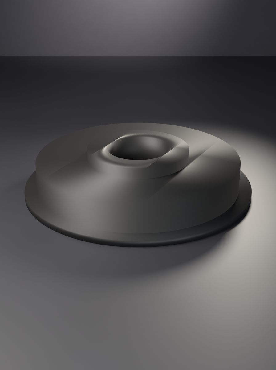 Flanşlı Kademeli Adaptör (80 mm Dış, 40 mm Kademe, 24 mm İç Çap, 90 mm Flanş)