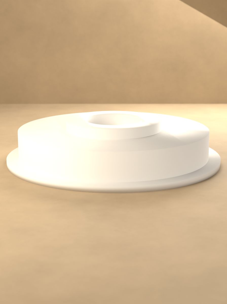 Flanşlı Kademeli Adaptör (80 mm Dış, 40 mm Kademe, 24 mm İç Çap, 90 mm Flanş) görsel 3