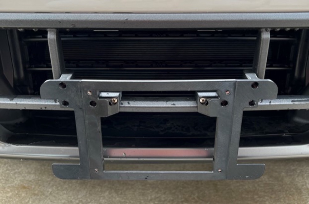 Ford F150 Lightning Ön Plaka Tutucu görsel 2