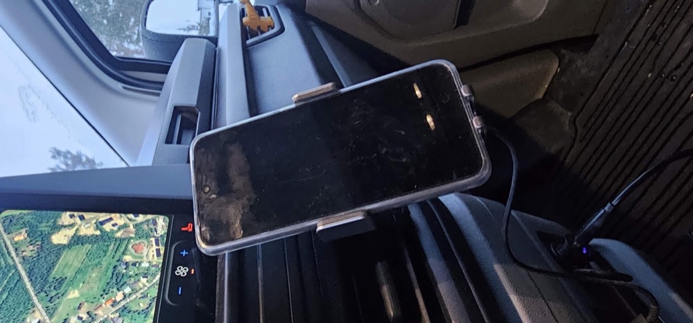 Ford Transit Custom / VW Transporter Telefon Tutucu Adaptörü 17mm görsel 2