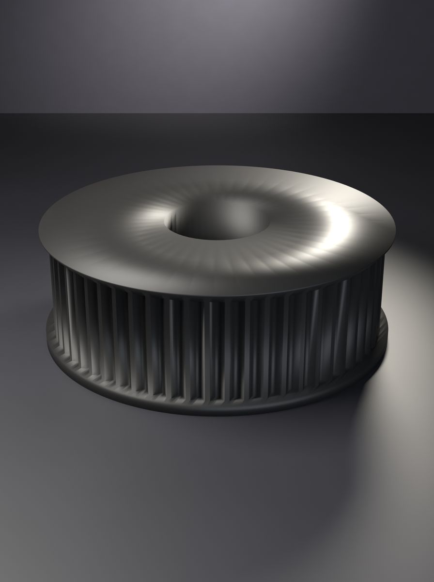 GT2 Kasnak (60 Diş, 10 mm Kemer Genişliği, 12 mm Mil Deliği)