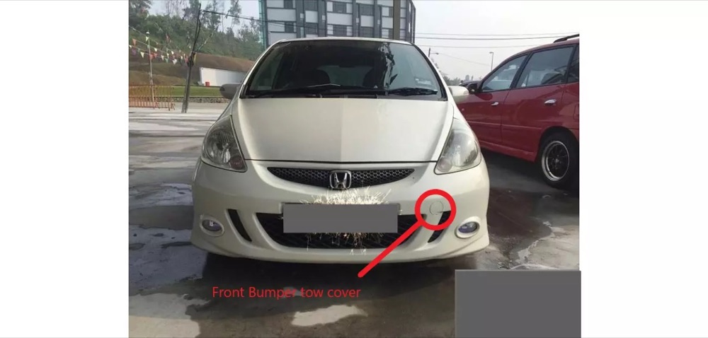 Honda Jazz 2008 Vtec Ön Tampon Çeki Demiri Kapağı