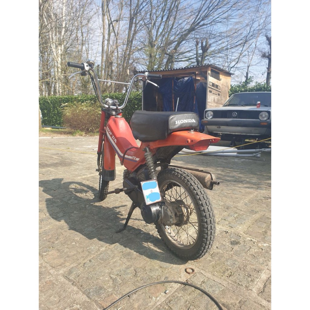 Honda Moped Cafe Racer Plakalık