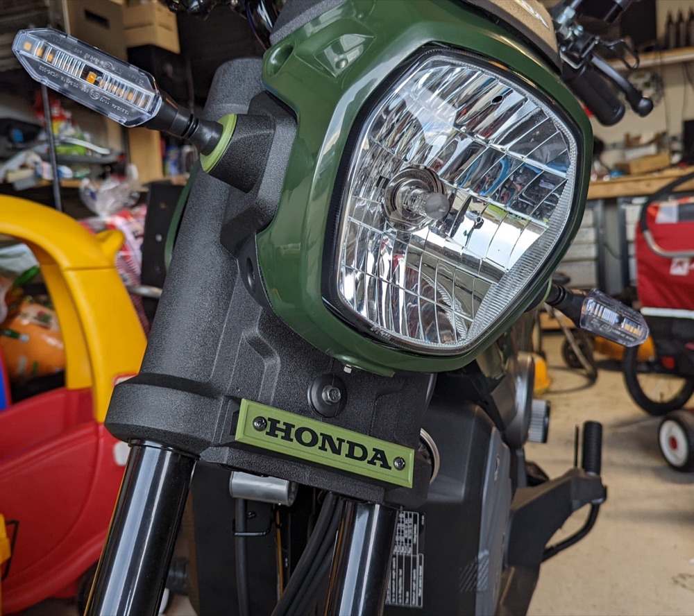 Honda Navi 110 ön çatal kapak plakası