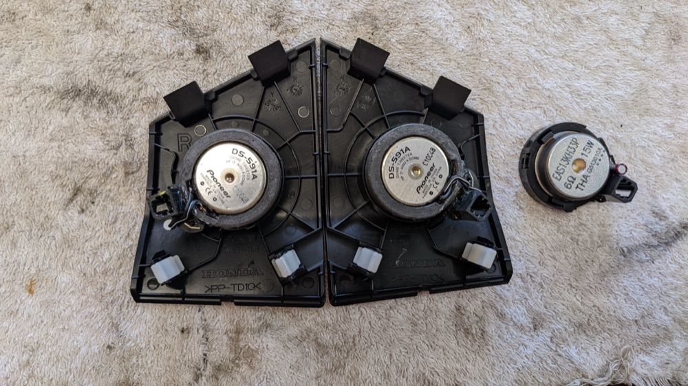Honda ve Acura tweeter adaptörü görsel 2