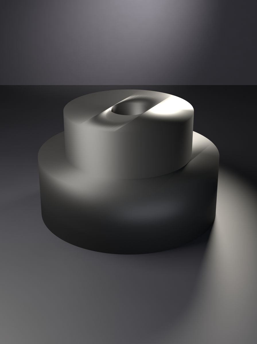 Kademeli Adaptör (100 mm Dış, 70 mm Kademe, 20 mm İç Çap, 60 mm Yükseklik)