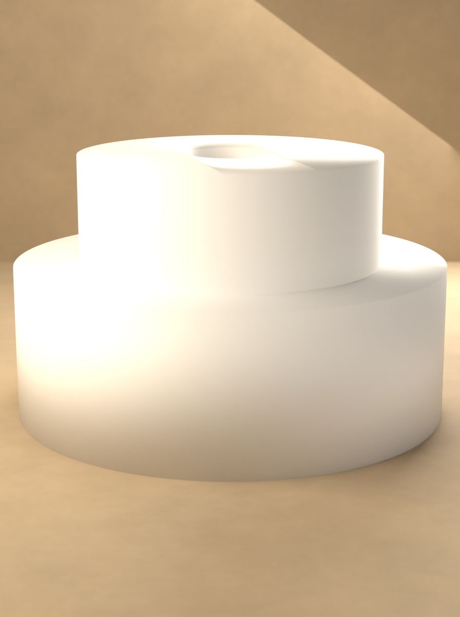Kademeli Adaptör (100 mm Dış, 70 mm Kademe, 20 mm İç Çap, 60 mm Yükseklik) görsel 3