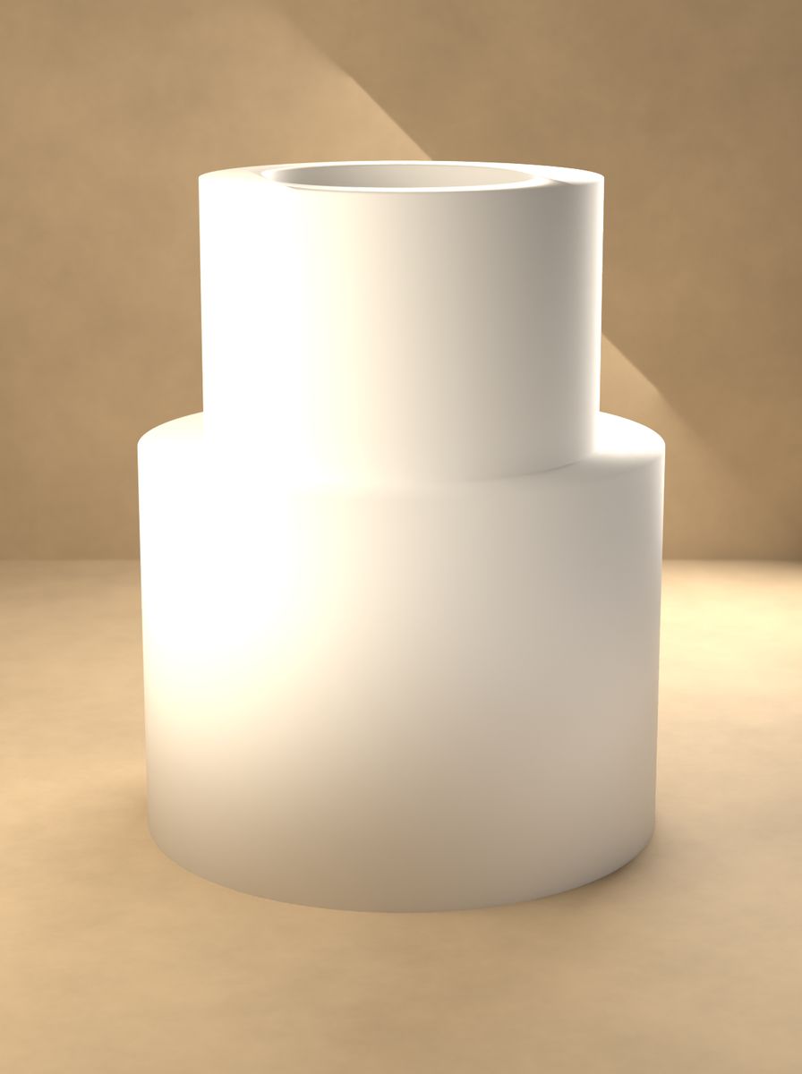 Kademeli Adaptör (120 mm Dış, 90 mm Kademe, 45 mm İç Çap, 150 mm Yükseklik) görsel 3