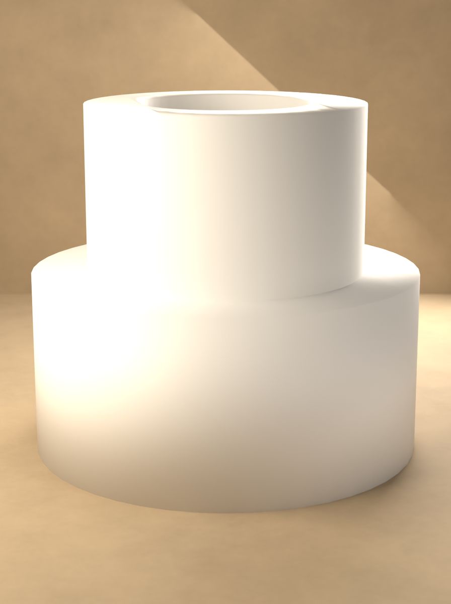 Kademeli Adaptör (28 mm Dış, 20 mm Kademe, 8 / 12 mm İç Çap, 25 mm Yükseklik) görsel 3