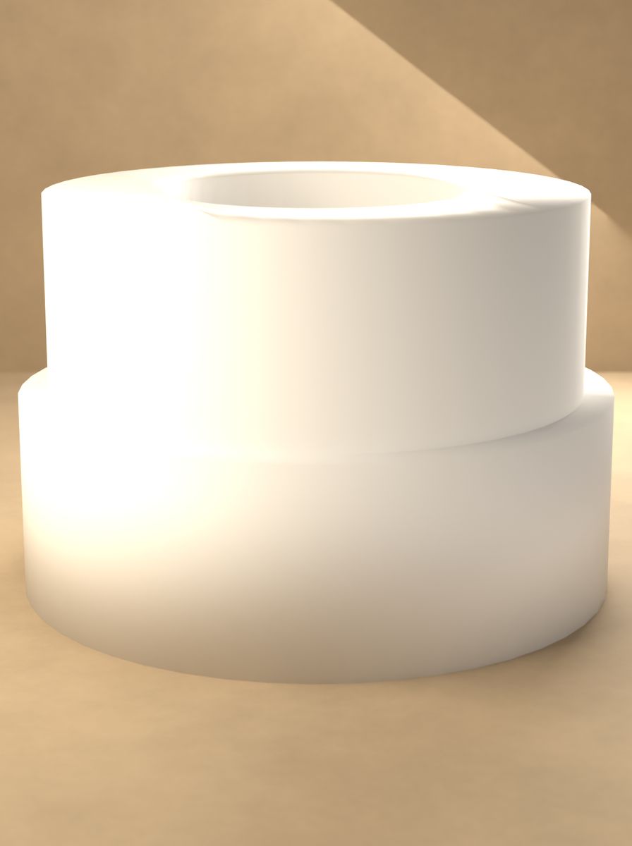 Kademeli Adaptör (30 mm Dış, 27 mm Kademe, 12 / 15 mm İç Çap, 20 mm Yükseklik) görsel 3