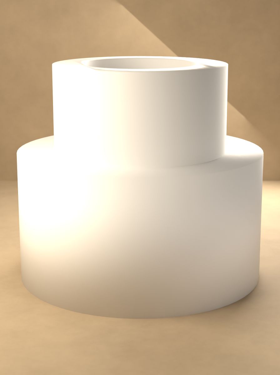 Kademeli Adaptör (40 mm Dış, 28 mm Kademe, 18 mm İç Çap, 35 mm Yükseklik) görsel 3