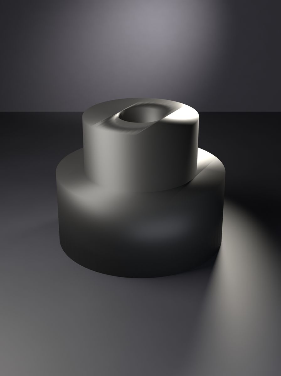 Kademeli Adaptör (45 mm Dış, 30 mm Kademe, 12 mm İç Çap, 35 mm Yükseklik)