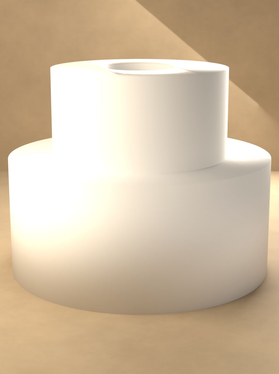 Kademeli Adaptör (45 mm Dış, 30 mm Kademe, 12 mm İç Çap, 35 mm Yükseklik) görsel 3