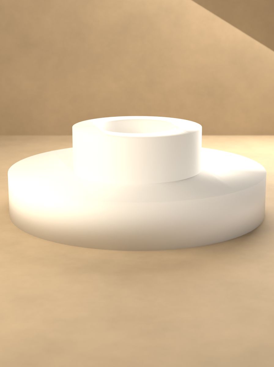 Kademeli Adaptör (60 mm Dış, 30 mm Kademe, 10 / 18 mm İç Çap, 20 mm Yükseklik) görsel 3