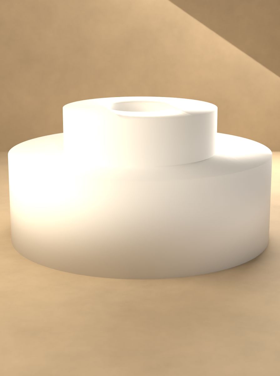 Kademeli Adaptör (60 mm Dış, 35 mm Kademe, 15 mm İç Çap, 30 mm Yükseklik) görsel 3