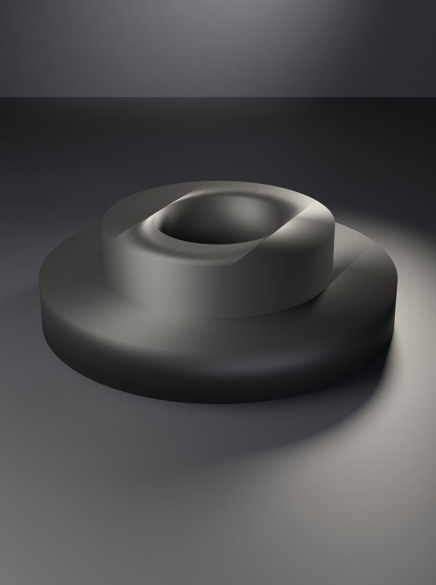 Kademeli Adaptör (70 mm Dış, 45 mm Kademe, 25 mm İç Çap, 20 mm Yükseklik)