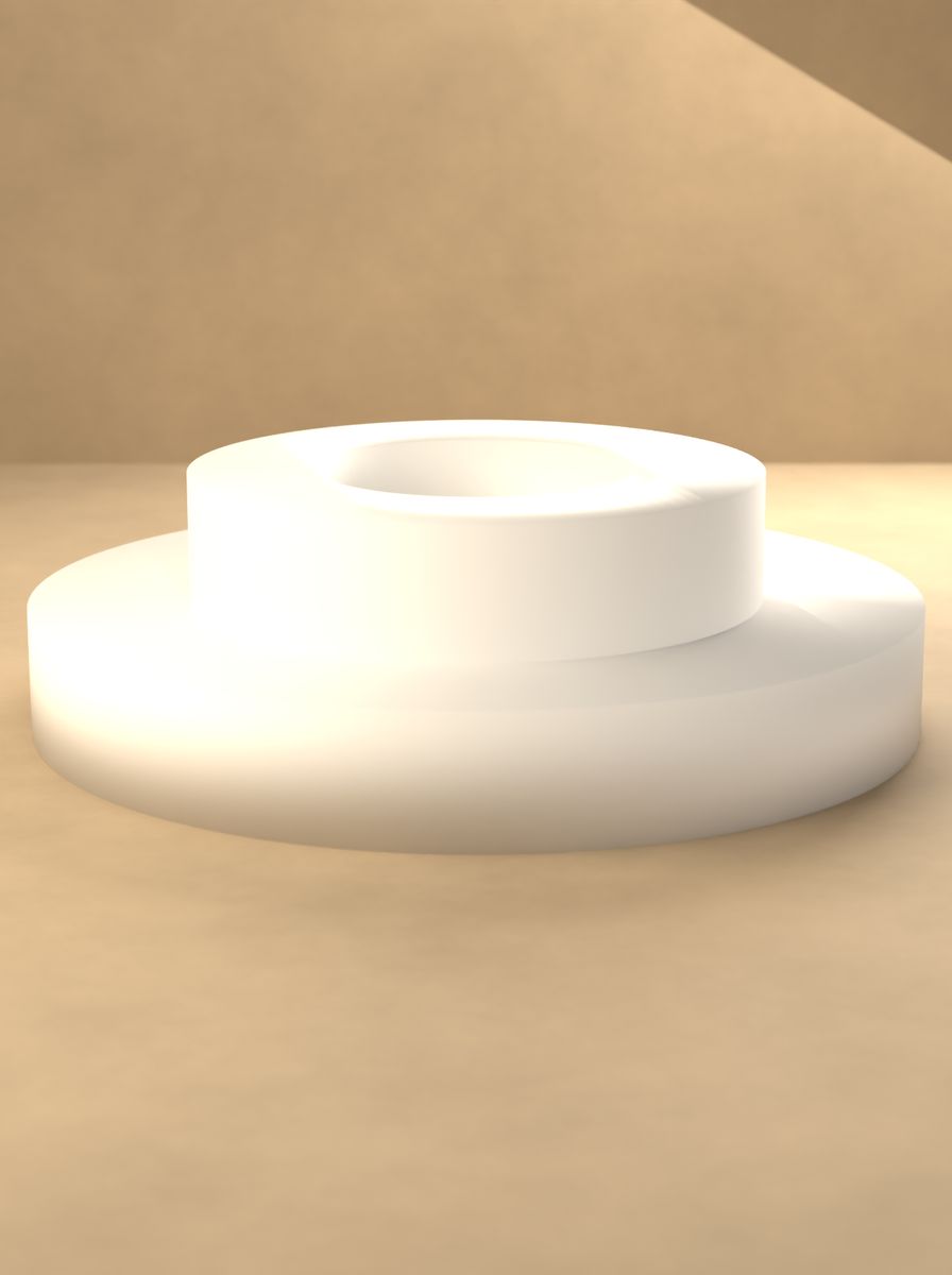 Kademeli Adaptör (70 mm Dış, 45 mm Kademe, 25 mm İç Çap, 20 mm Yükseklik) görsel 3
